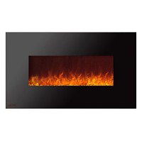 Ignis Royal 36 inch Wall Mount Electric Fireplace with Crystals c SA us Certified (Could be recessed with no heat) - B01N0GU23G